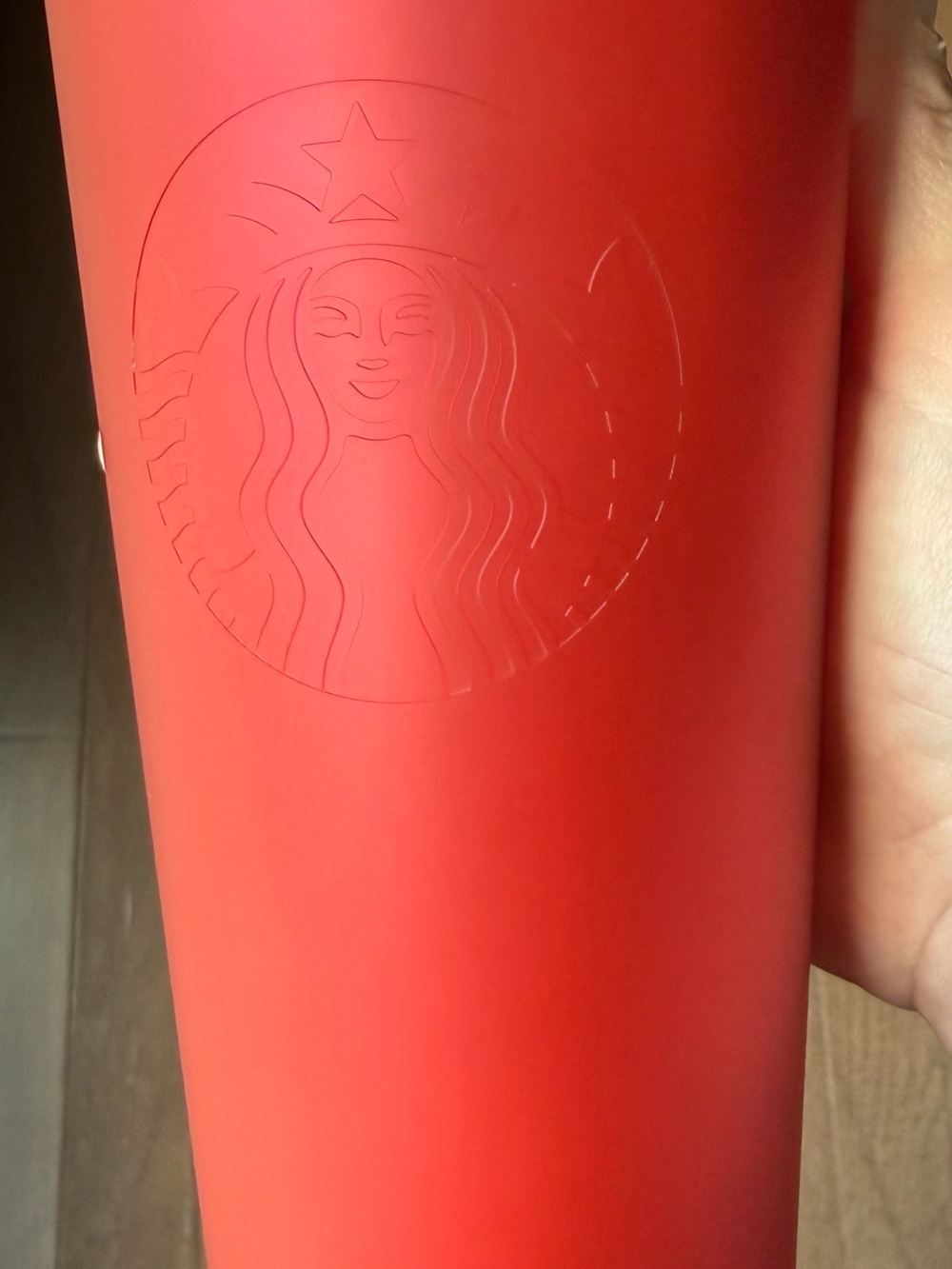 Starbucks 2024 Holiday Red Tumbler Cold Cup 24oz Venti NWT Straw Topper